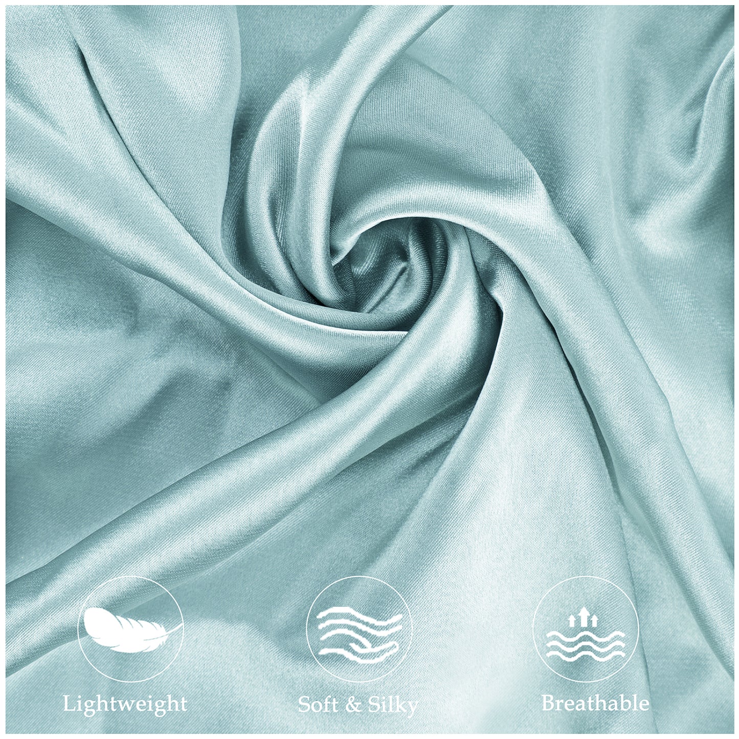 Satin Pillowcase for Memory Foam Cervical Pillow