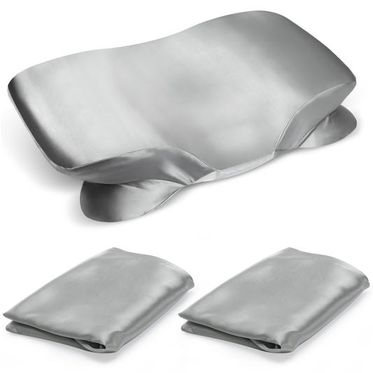 2 Pack Satin Pillowcase for Cervical Pillow