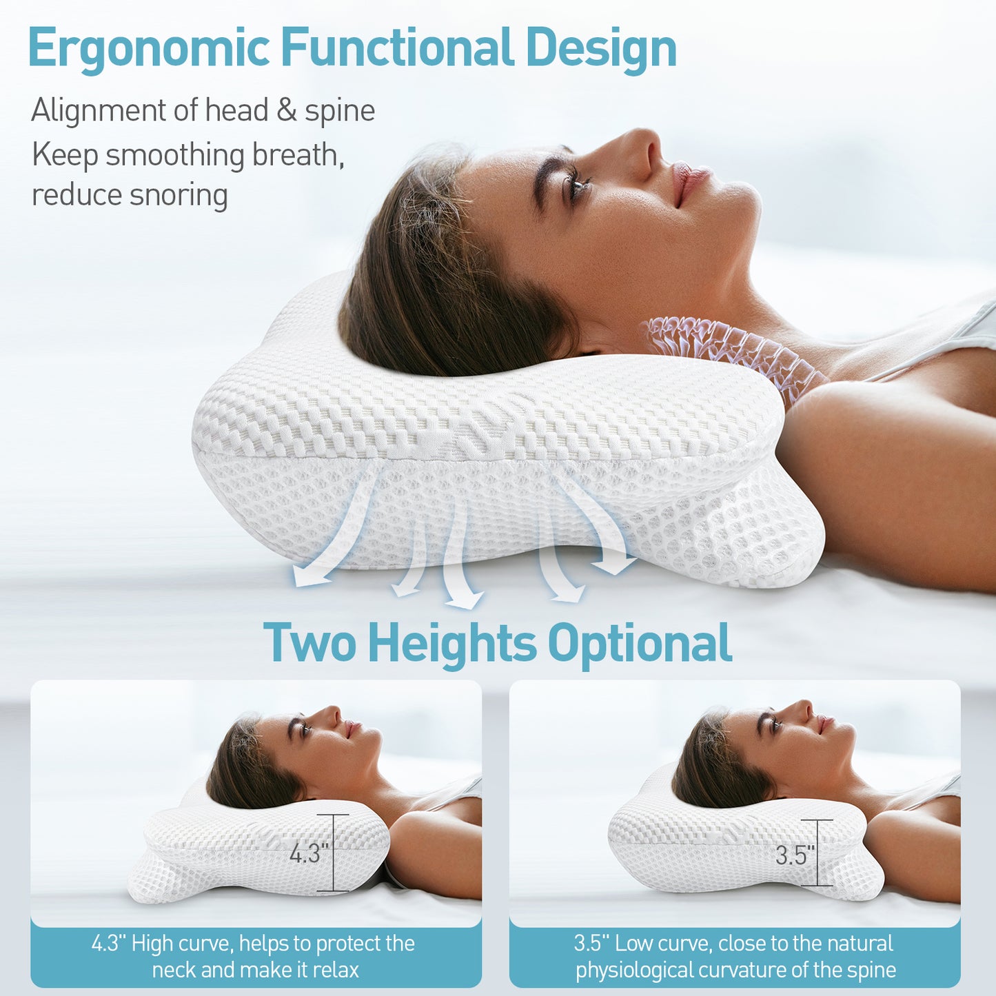 Cervical Memory Foam Pillow